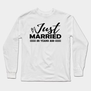 25th Wedding Anniversary - 25 years anniversary Long Sleeve T-Shirt